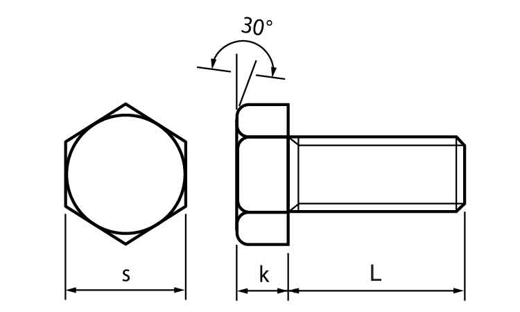 ネジナラ 細目10.9六角ボルト 14×50×1.5 小箱(75個入) - 3