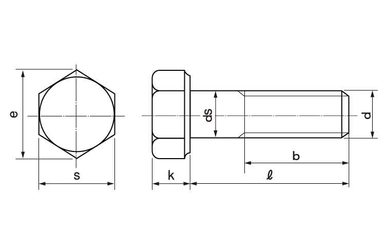 ＳＵＳ−８．８　６カクＢＴ 材質(ＳＵＳ３１６Ｌ) 規格(24X80(ハン) 入数(10)  - 2