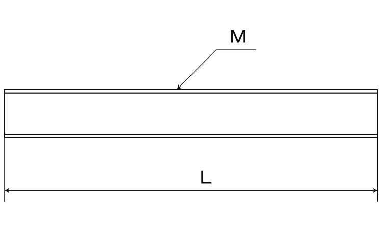 業界No.1 ステンレス 寸切 荒先 M18x60