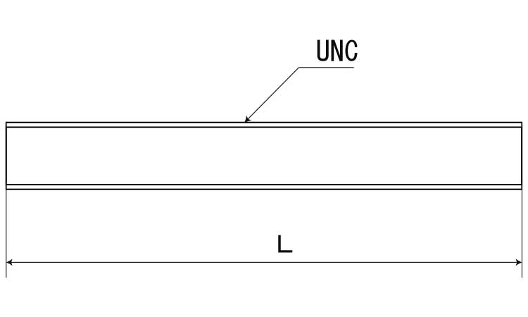 寸切UNC（荒先）｜ネジ・ボルト・ナットの通信販売専門 バラ単品も豊富に取り扱うねじファクトリー