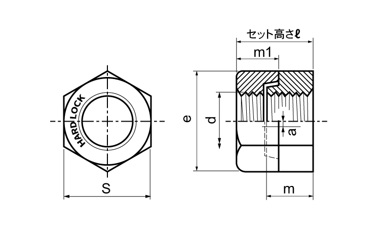 Ｓ４５Ｃ（Ｈ）ナット（３シュ 材質(Ｓ４５Ｃ) 規格(M30ホソメ2.0) 入数(50)  - 3